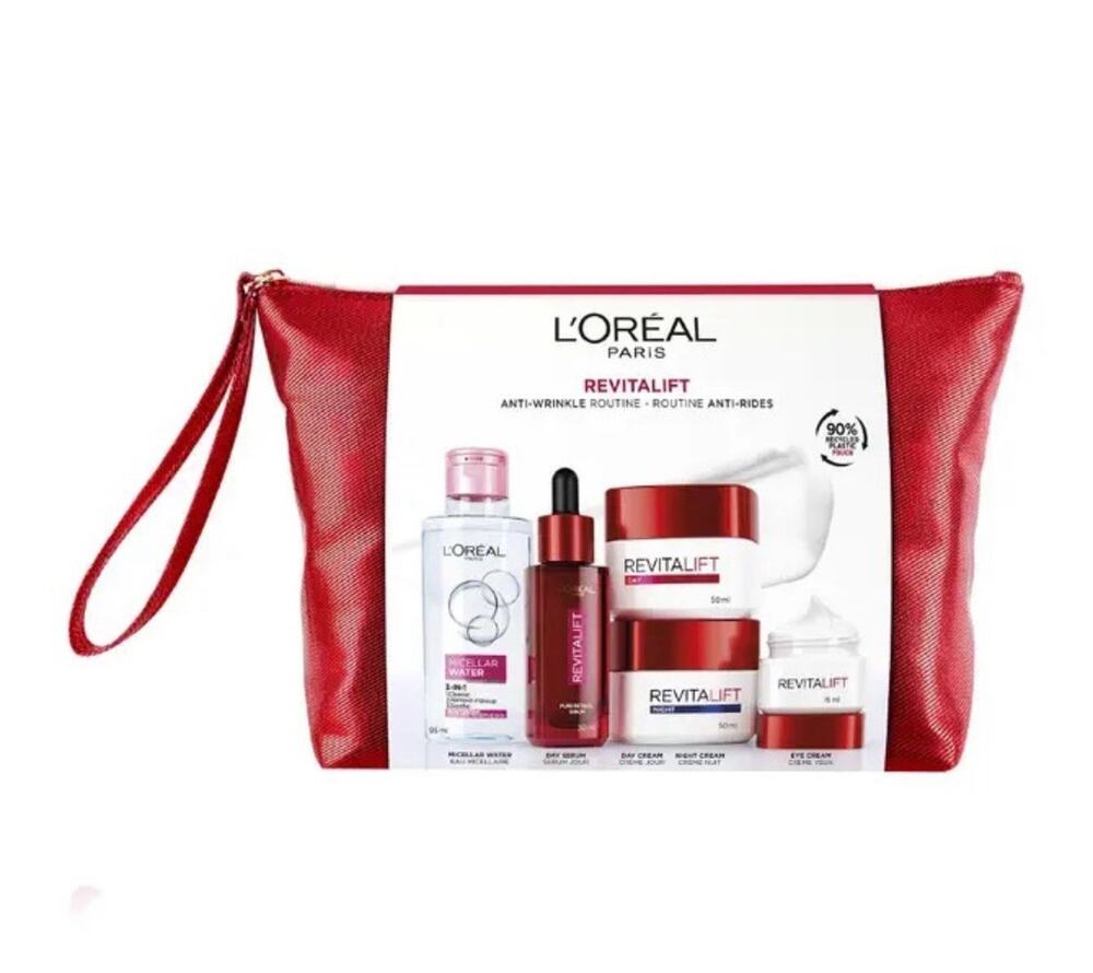 L'Oreal REVITALIFT Anti- Wrinkle Routine TRAVEL EXCLUSIVE SET *NEW IN BOX*